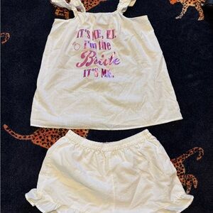 Show Me Your MuMu Cream Elastic Waist Shorts